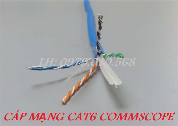 COMMSCOPE Cáp mạng cat6 UTP 4 đôi chính hãng P/N: 1427254 - 6 1427254 - 6